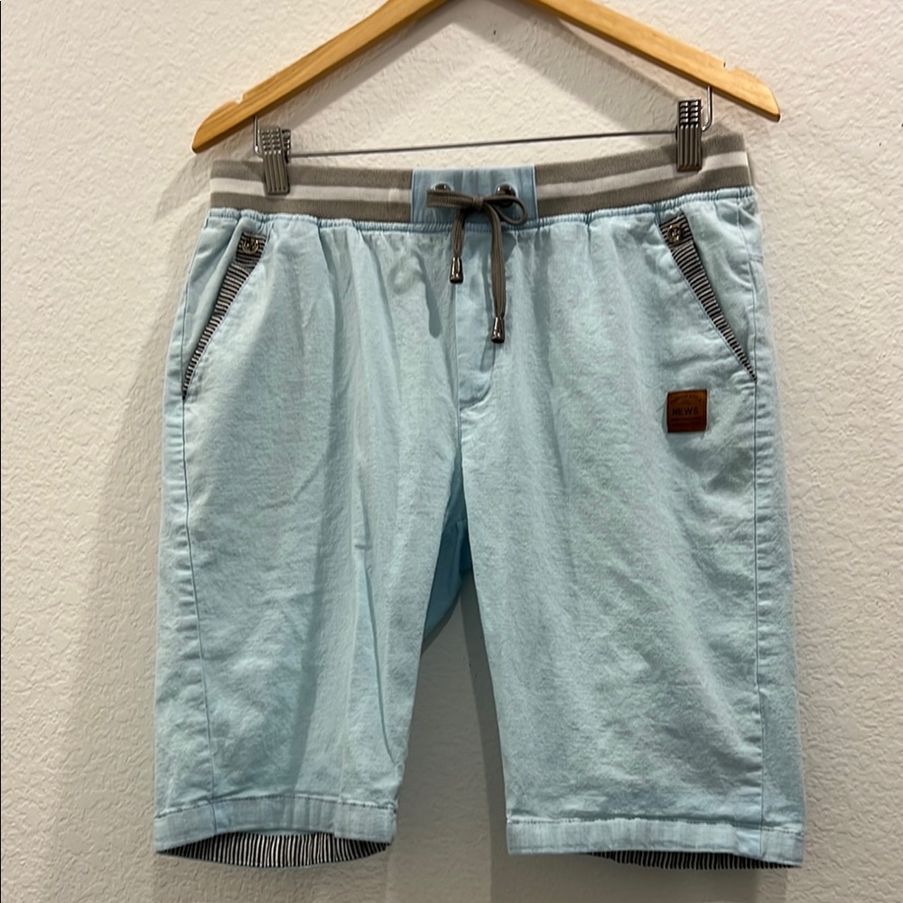 Light Blue Casual Men's Shorts Polo Mano M‎
